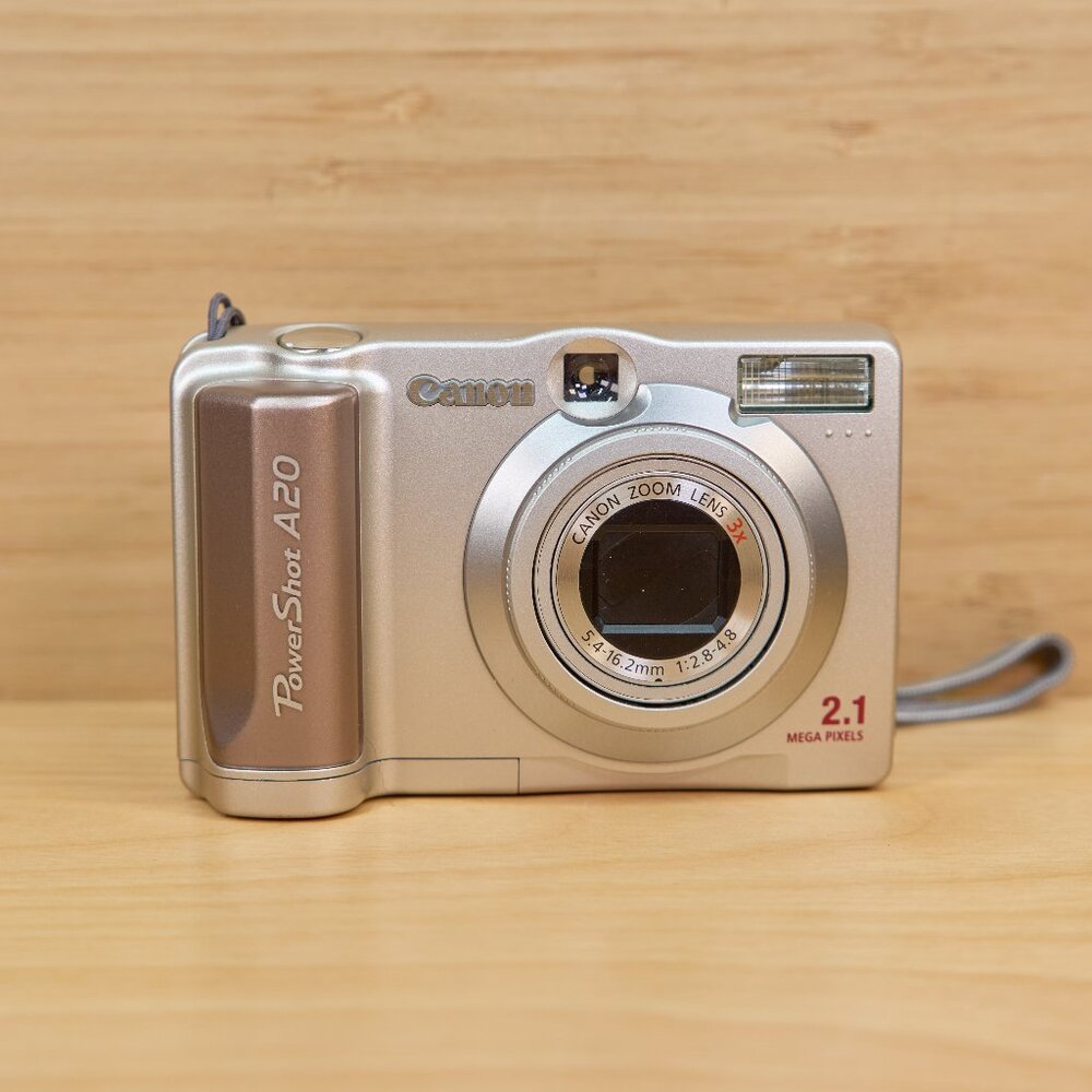 Vintage Canon Powershot A20 2.1 MP Digital Camera 3x Optical Zoom, Made in Japan